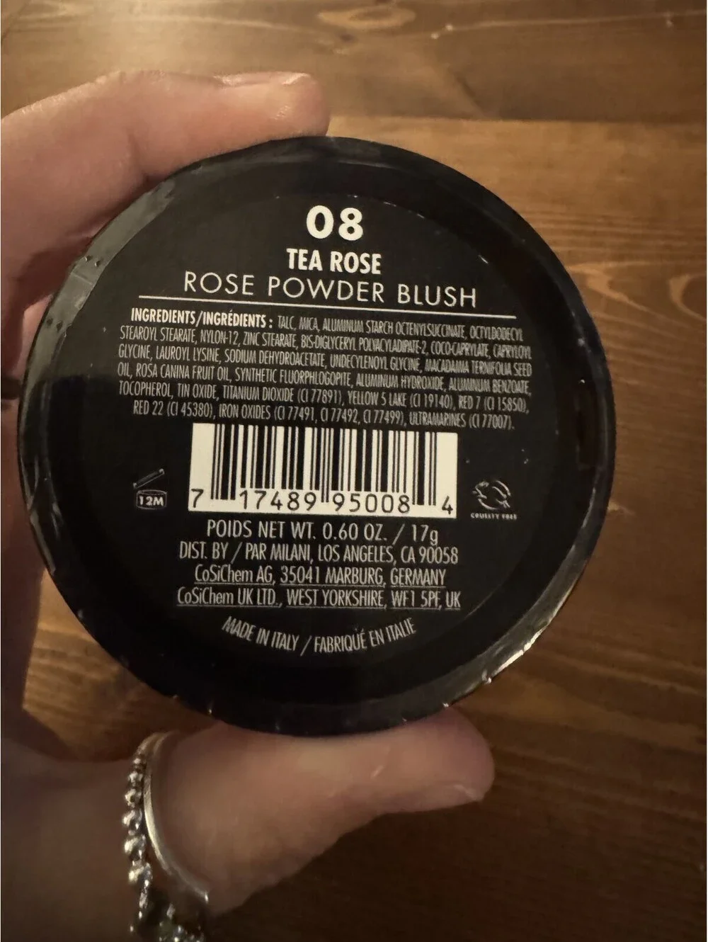 Milani Rose Powder Blush #08 Tea Rose Brand New Sealed